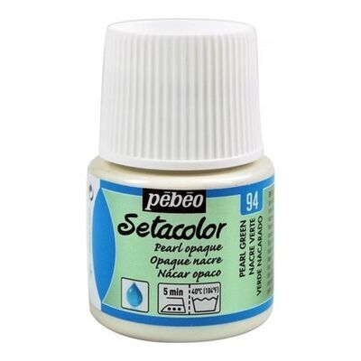 Pebeo Setacolor Opaque Nacre 45 Ml Şişe Pearl Green