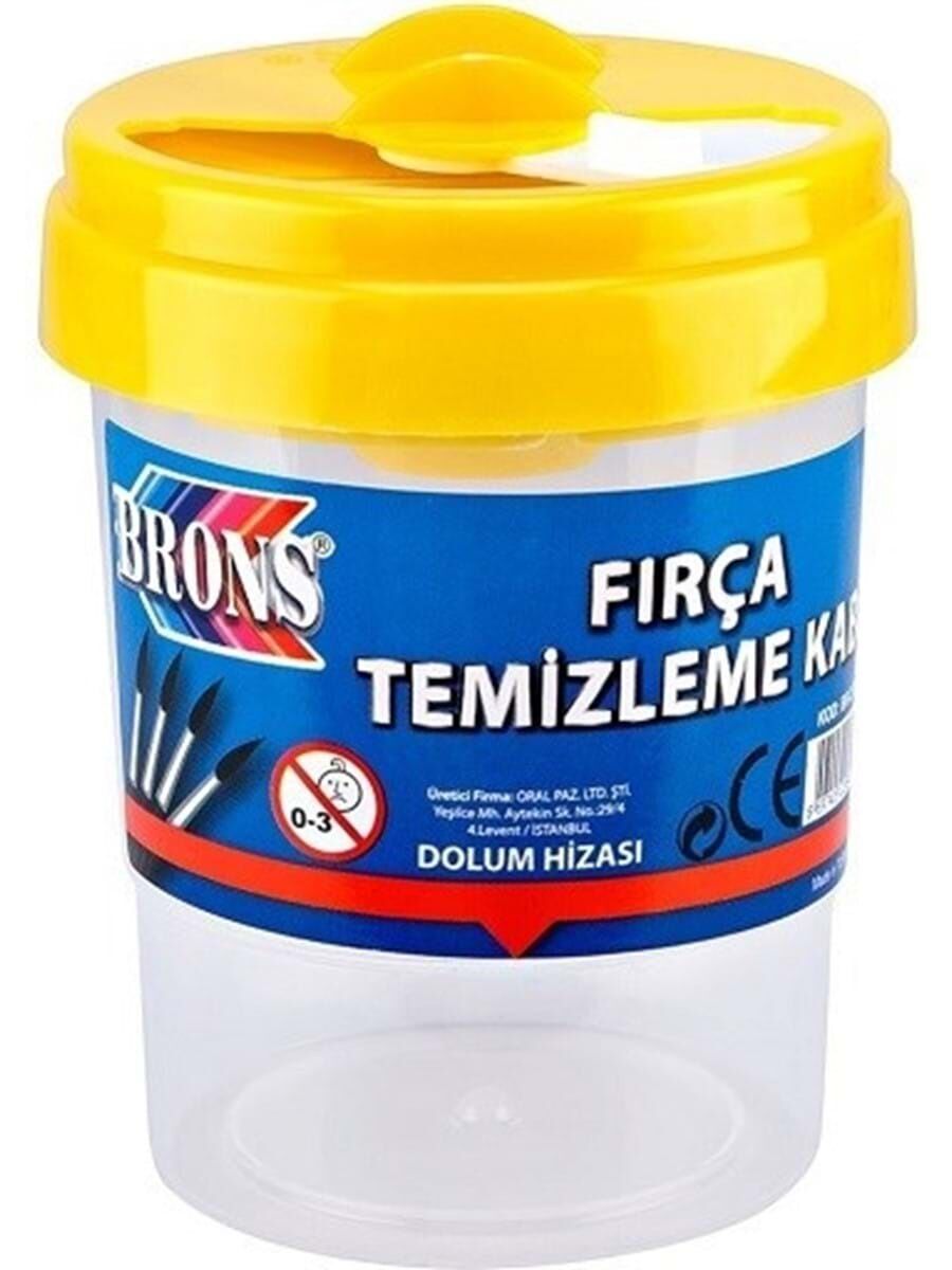 Brons Fırça Temizleme Kabı