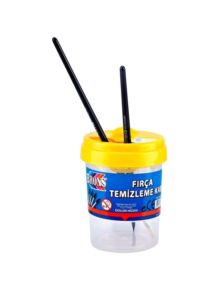 Brons Fırça Temizleme Kabı