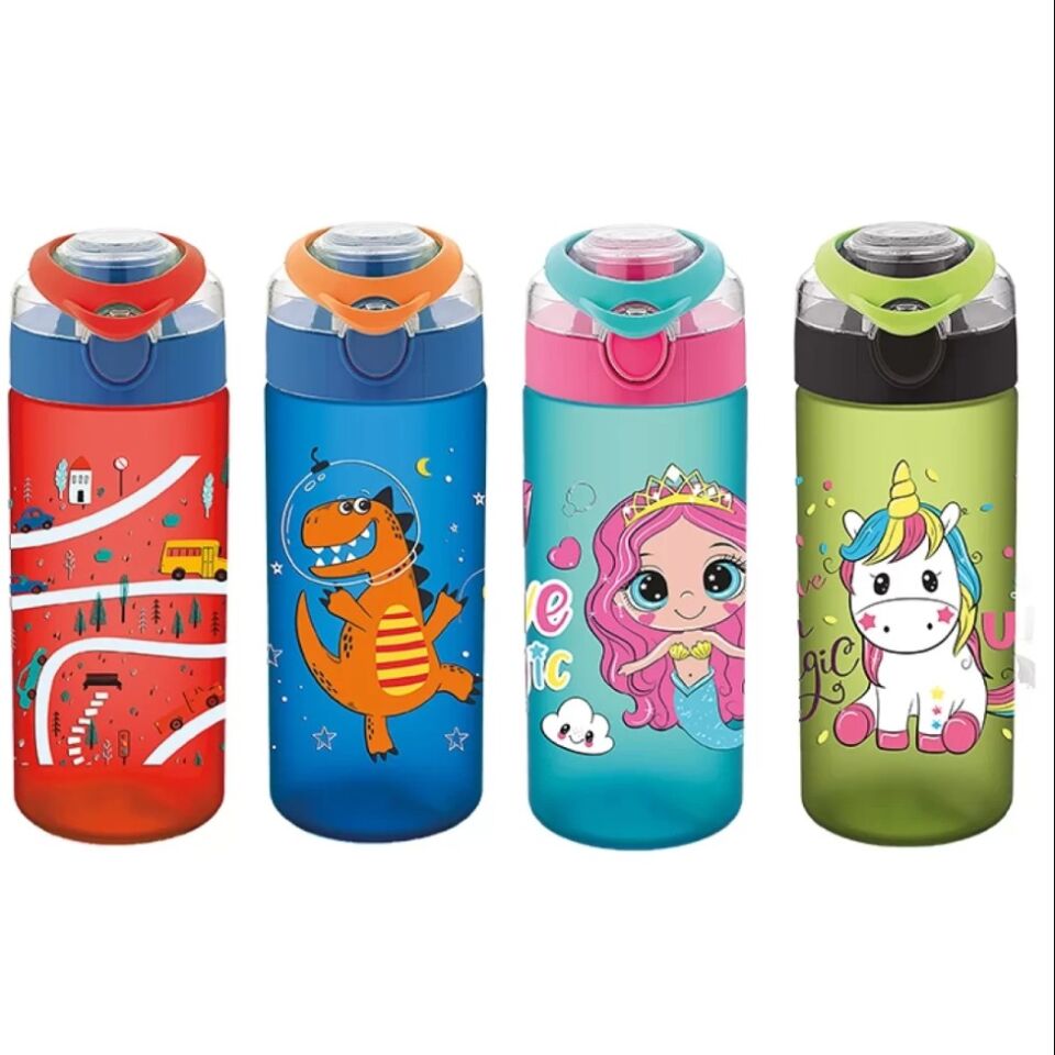 Noki Kids Su Matarası Tritan Soft Touch Desenli 500 Ml