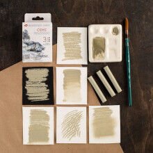 Güven Art St.Petersburg Ladoga Grafik Çizim Tebeşiri Grey Beige Sauce 2711422302