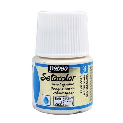 Pebeo Setacolor Opaque Nacre 45 Ml Şişe Pearl Gold
