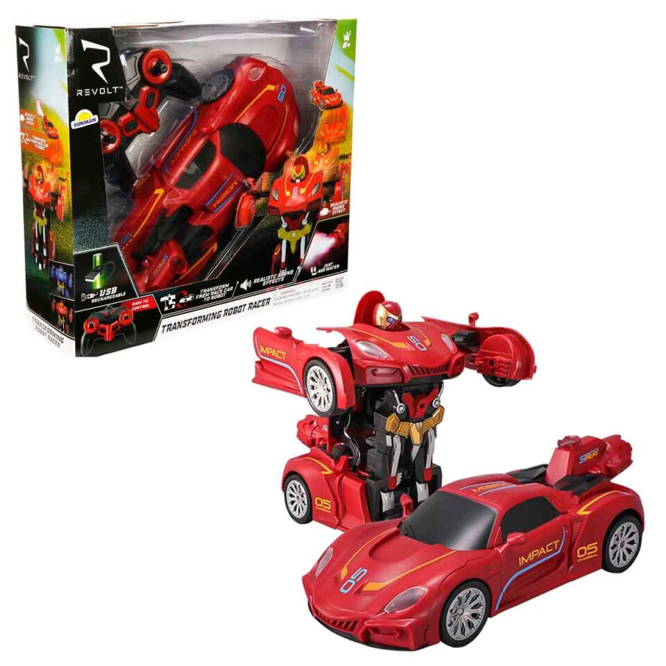 Transformıs Robot Racers Araba Donusen