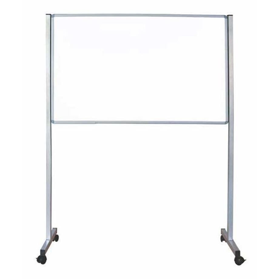 İnter 90x120 Alüminyum Çerçeveli Tekerlek Ayaklı Beyaz Yazı Tahtası