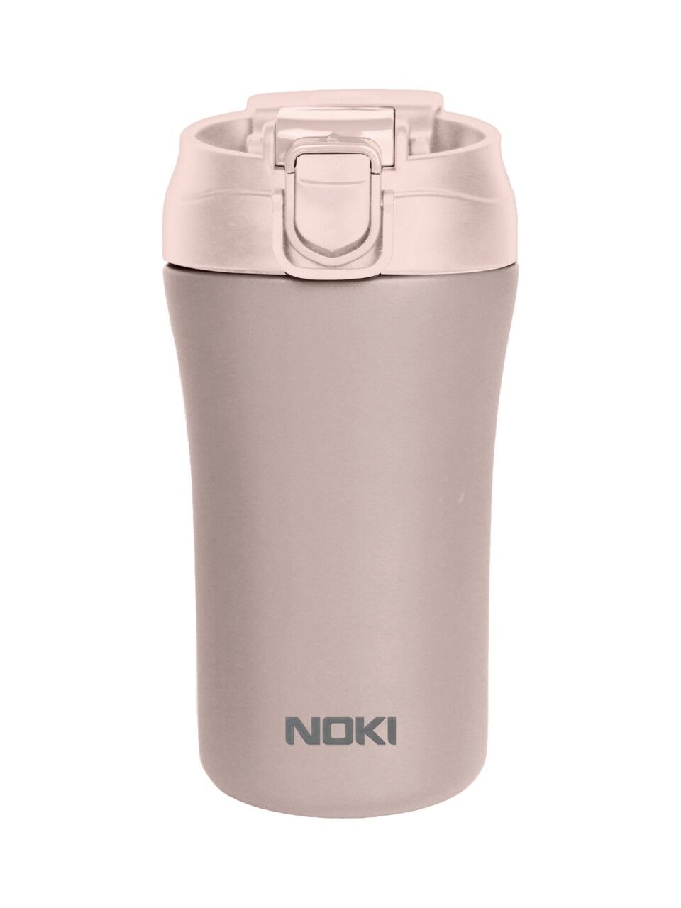 Noki Çelik Matara Kahve Kupası 400 Ml Çift Ağızlıklı Soft Touch