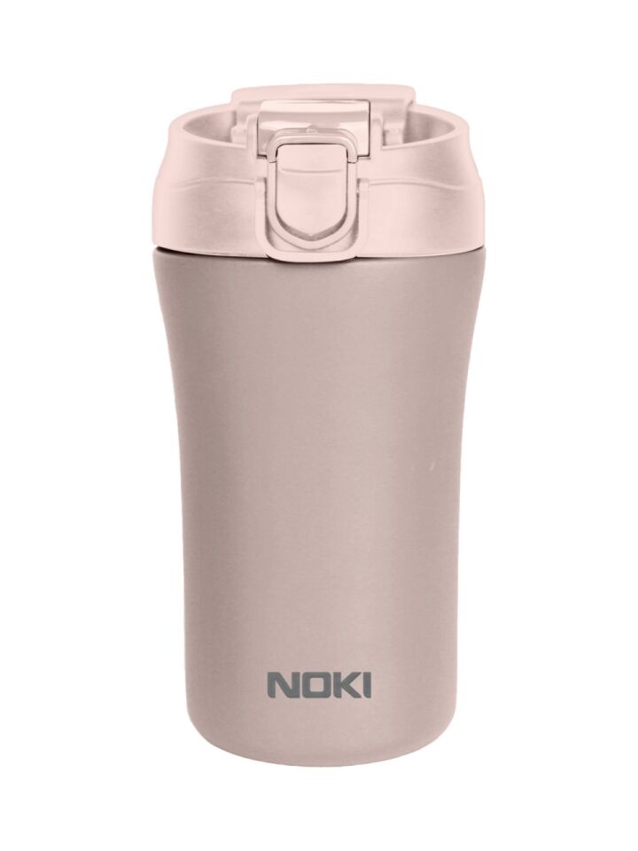 Noki Çelik Matara Kahve Kupası 400 Ml Çift Ağızlıklı Soft Touch