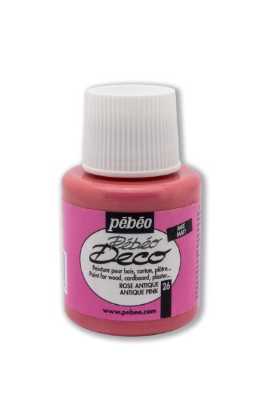 Pebeo Deco Mat 110 Ml Şişe 3 Lü Rose Antique