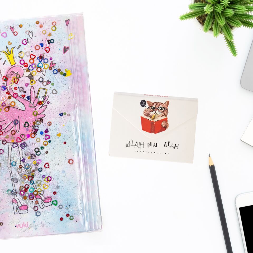 Vuki Mektup Şeklinde Cırtlı Mini Çek Kopar Defter