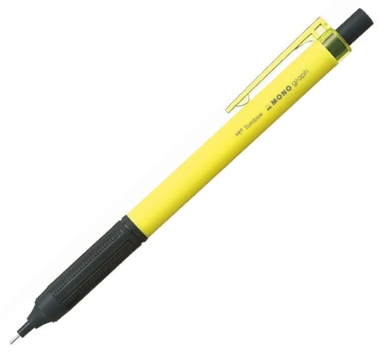 Tombow Mono Graph Lite M.Kurşun Kalem 0.5 Mm Neon Sarı Bilisterli