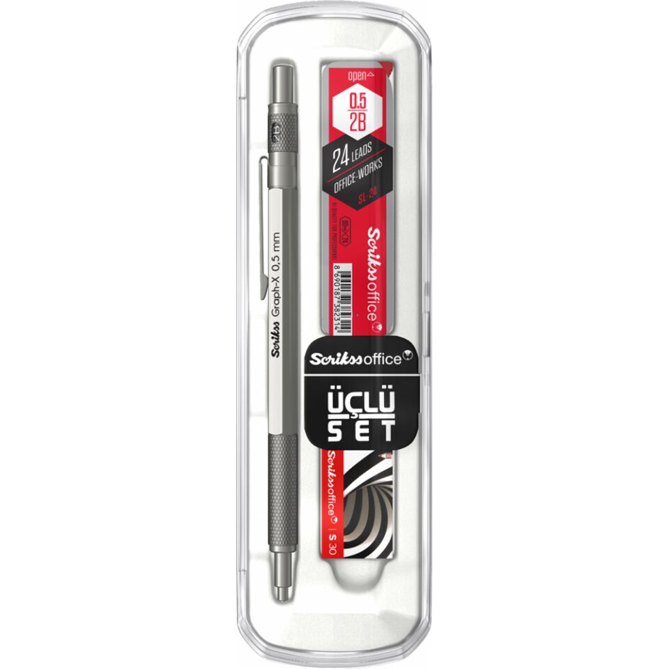 Scrikss Graph-X 3 Lü Set 0.5 Mm Kurşun