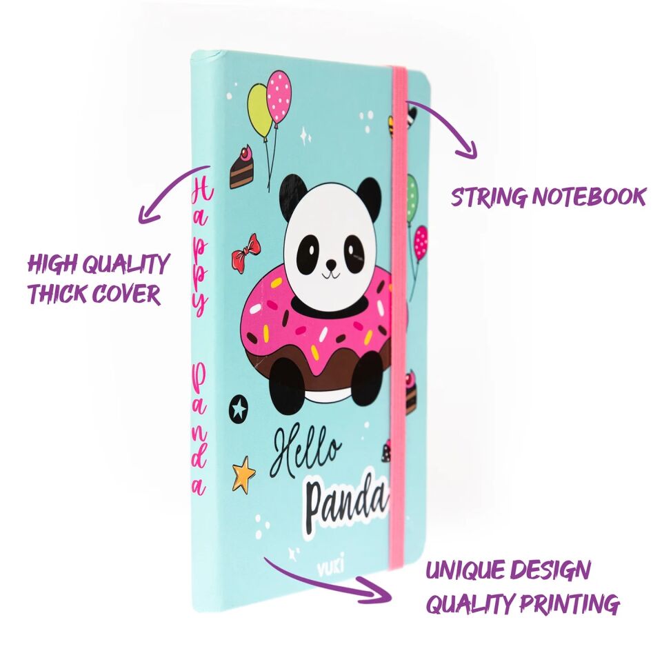 Vuki A6 İpli Defter Panda