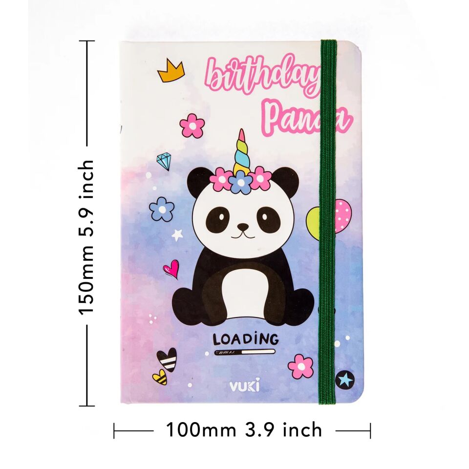 Vuki A6 İpli Defter Panda