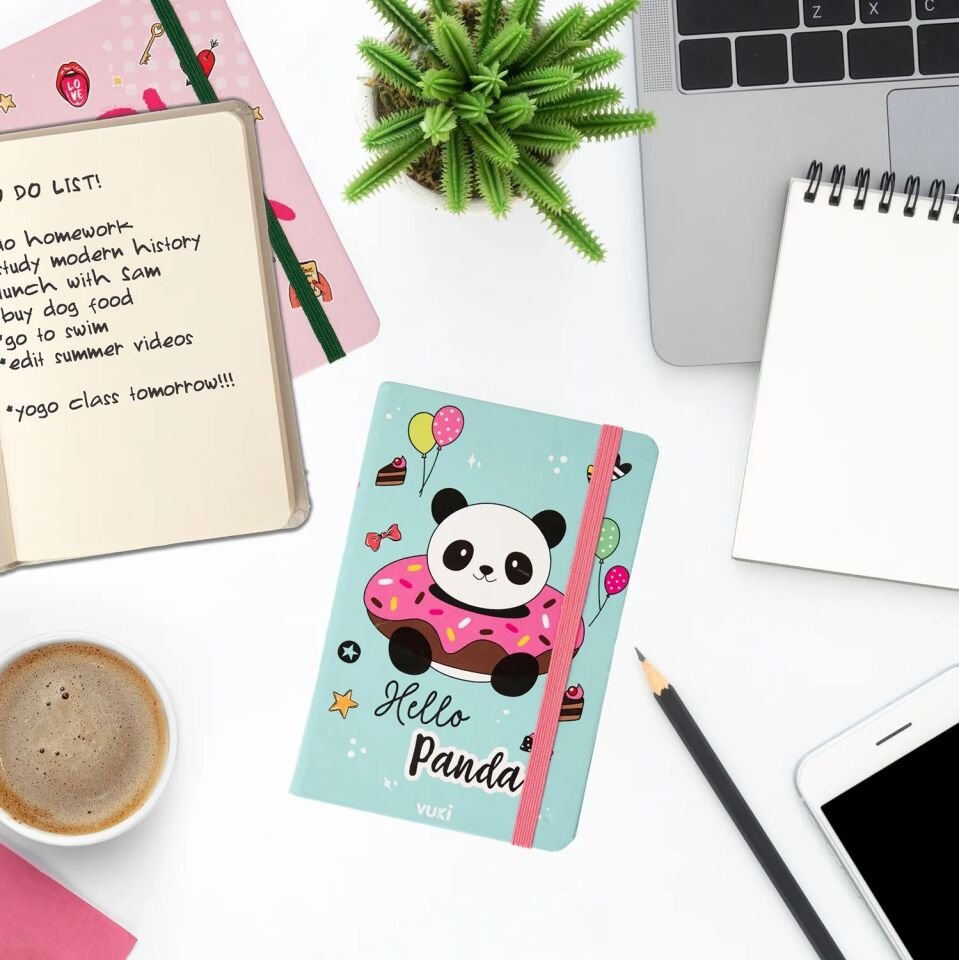 Vuki A6 İpli Defter Panda