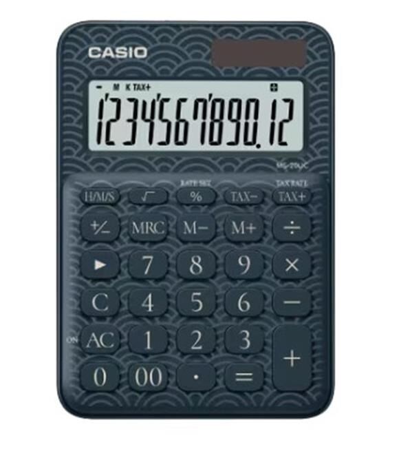 Casio Hesap Makinesi Masaüstü Ms-20Uc-Jbu-W-Dc 12 Hane