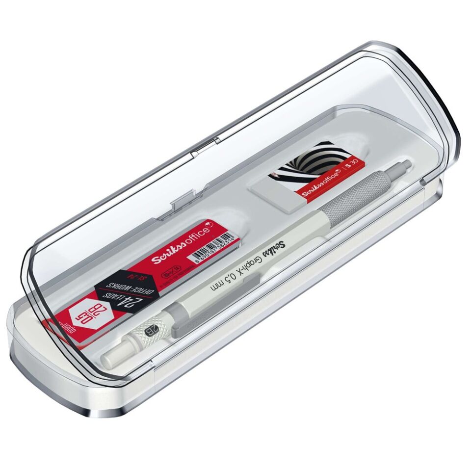 Scrikss Graph-X 3 Lü Set 0.5 Mm Beyaz