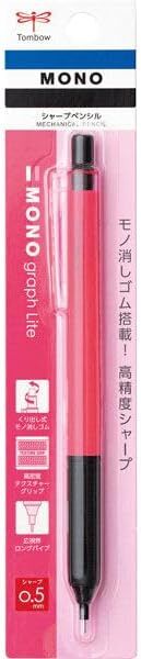 Tombow Mono Graph Lite M.Kurşun Kalem 0.5 Mm Neon Pembeı Bilisterli