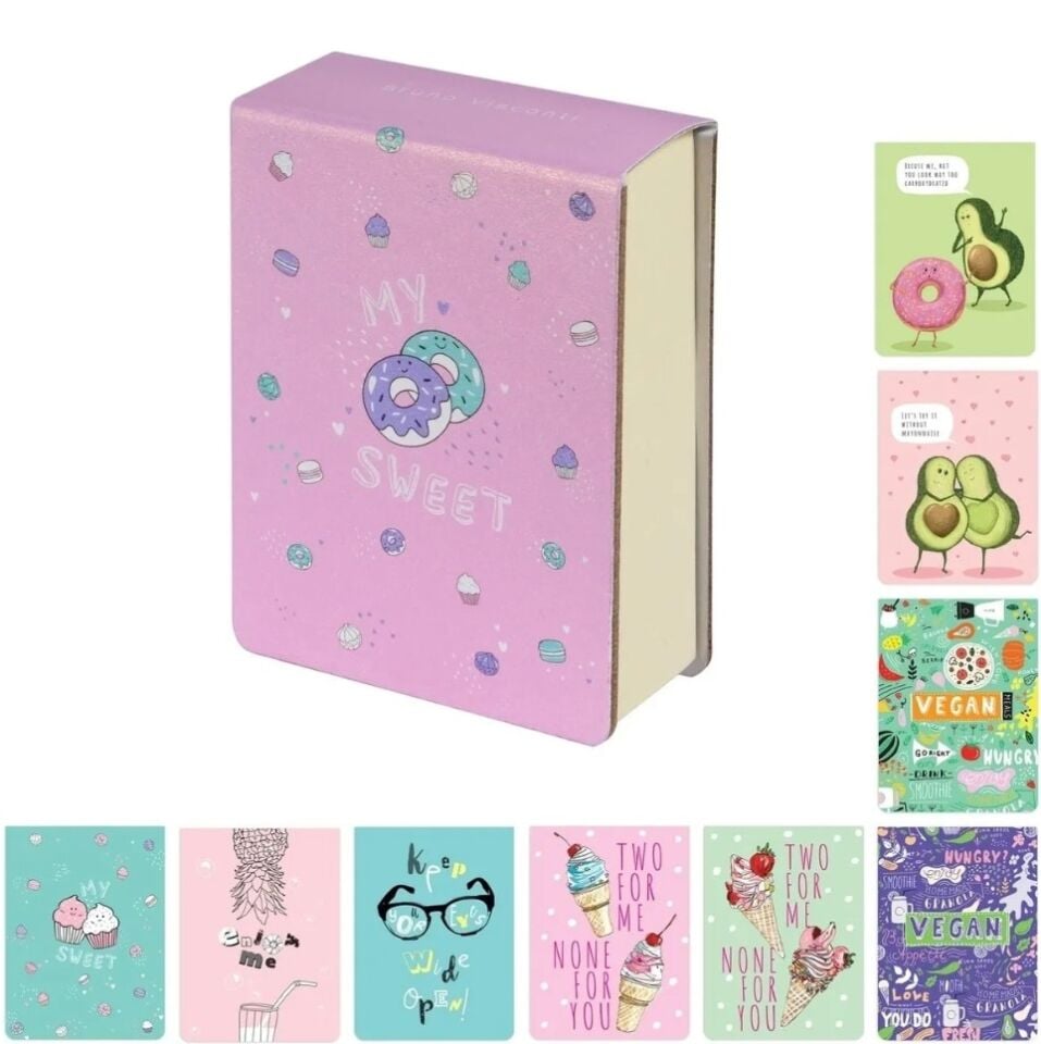 Bruno Visconti Bloknot 6.5x8.3 Cm Smart Journal 250 Yaprak Düz Sert Kapak