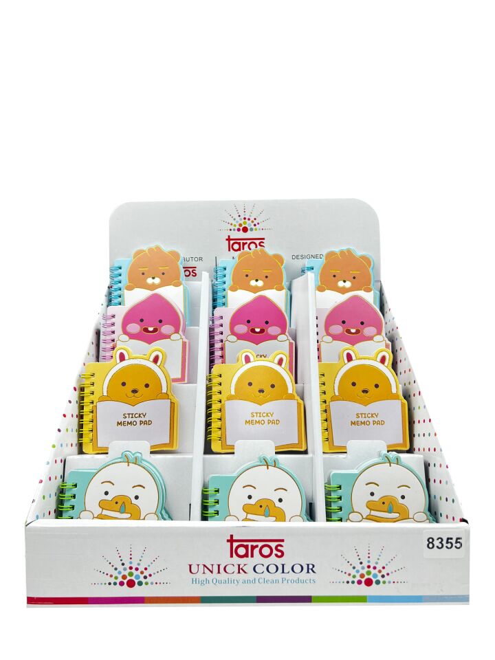 Taros Unick Color Memo Notpad Mini Not Defteri