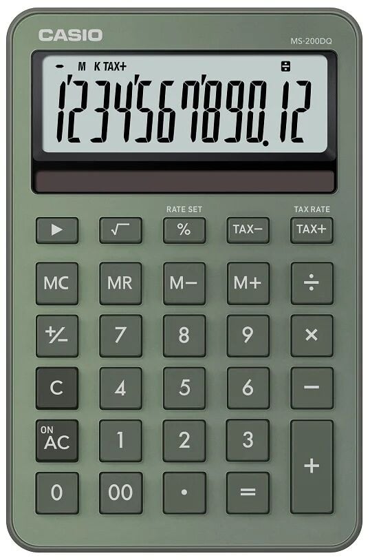 Casio Hesap Makinesi Masaüstü Ms-200dq-Gn-W-Dp