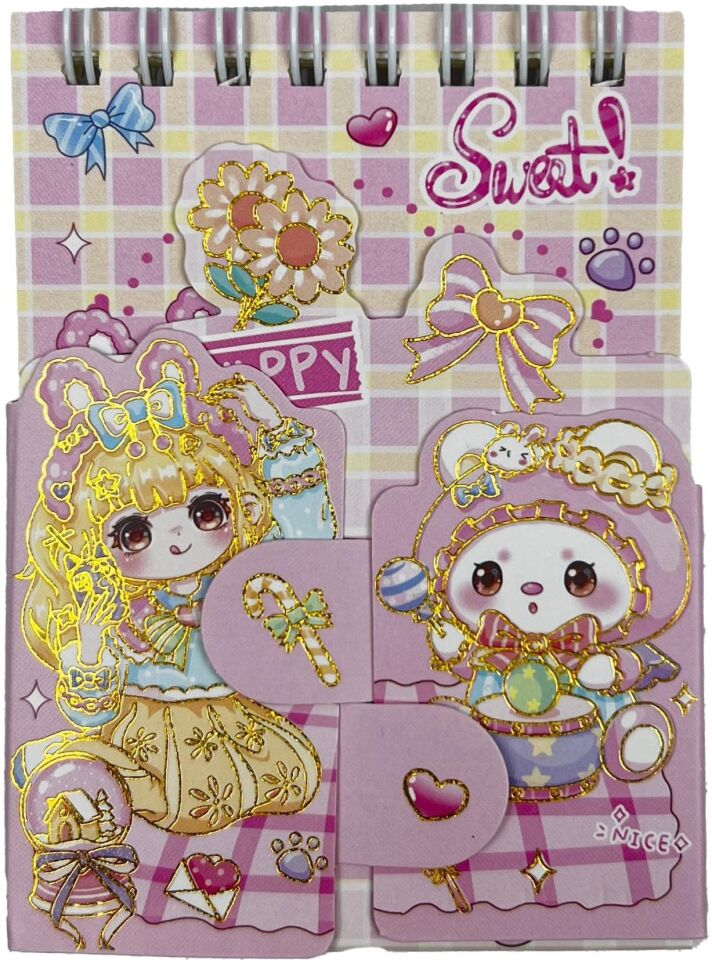 Taros Unick Color Candy Girl Mini Not Defteri