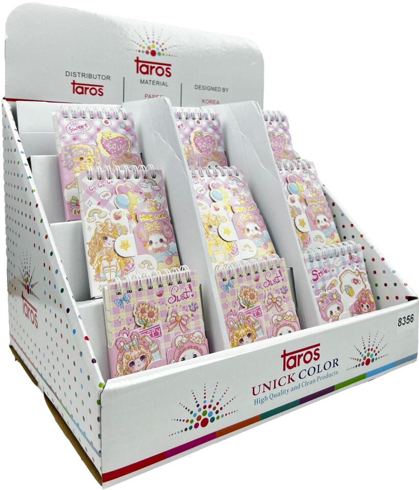 Taros Unick Color Candy Girl Mini Not Defteri