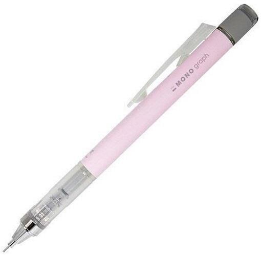 Tombow Mono Graph Pastel Mekanik Kurşun Kalem 0,5 Mm Blisterli 1 Adet Sakura Pembe