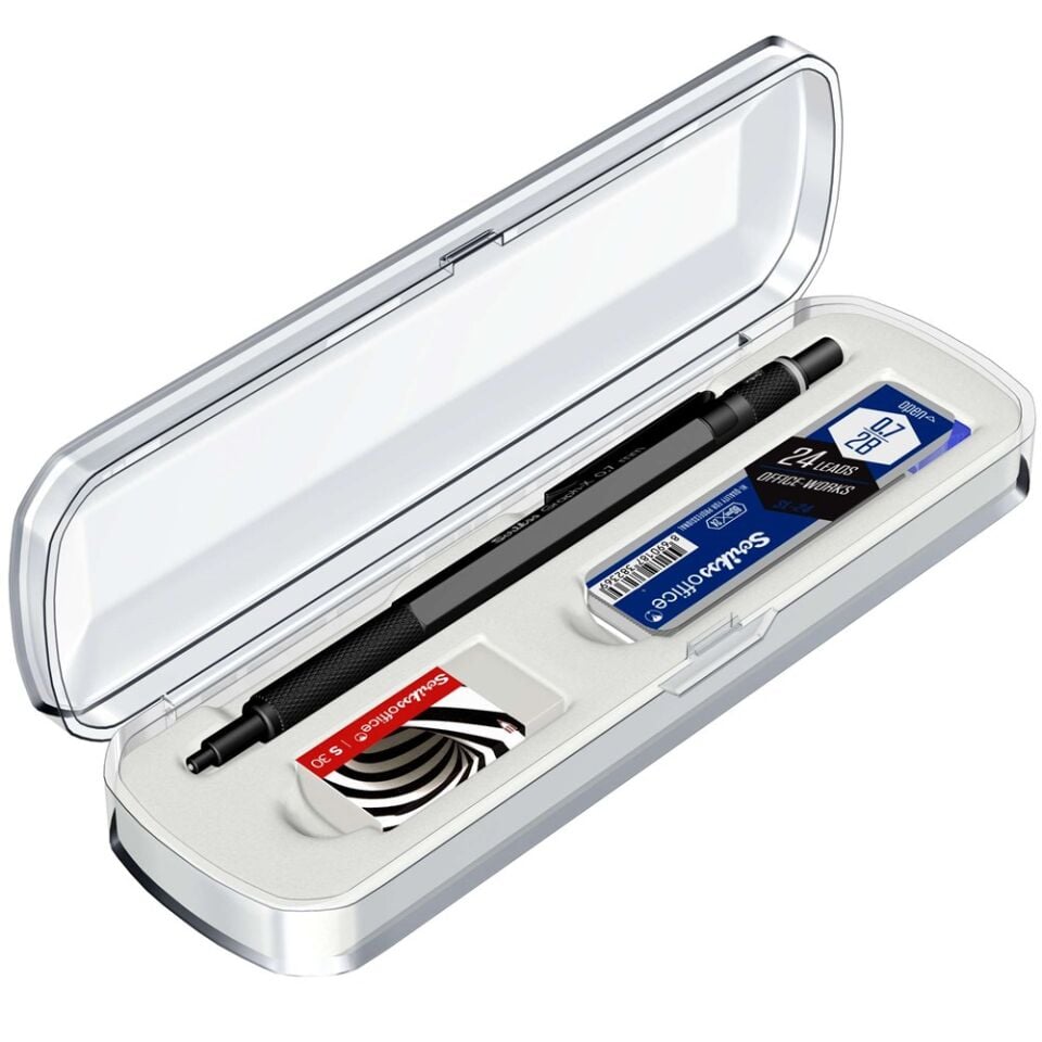 Scrikss Graph-X 3 Lü Set 0.7 Mm Mat Siyah