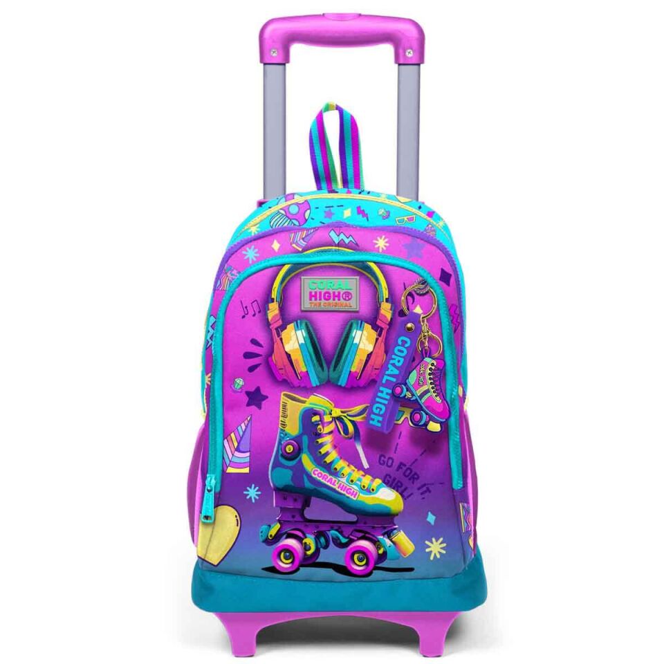 Yaygan Coral High Çekçek Sırt Çanta Işıklı Tekerlek 23954