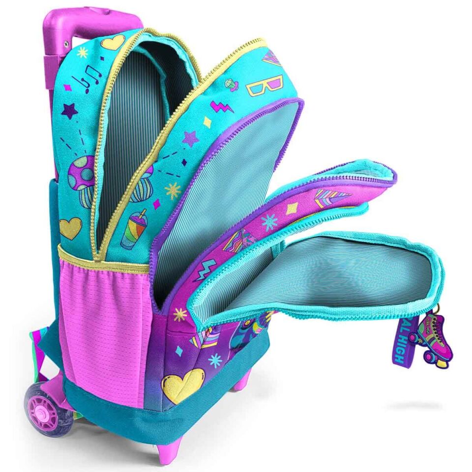 Yaygan Coral High Çekçek Sırt Çanta Işıklı Tekerlek 23954