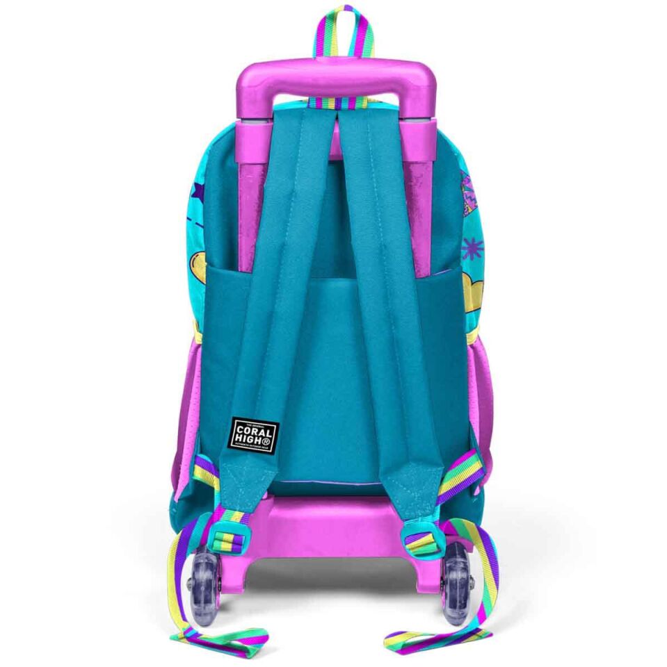 Yaygan Coral High Çekçek Sırt Çanta Işıklı Tekerlek 23954
