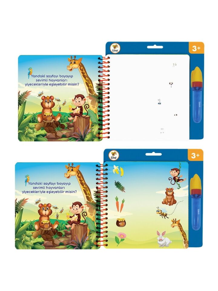 Lino Aqua Magic Book Kıtalar Sihirli Boyama Kitabı