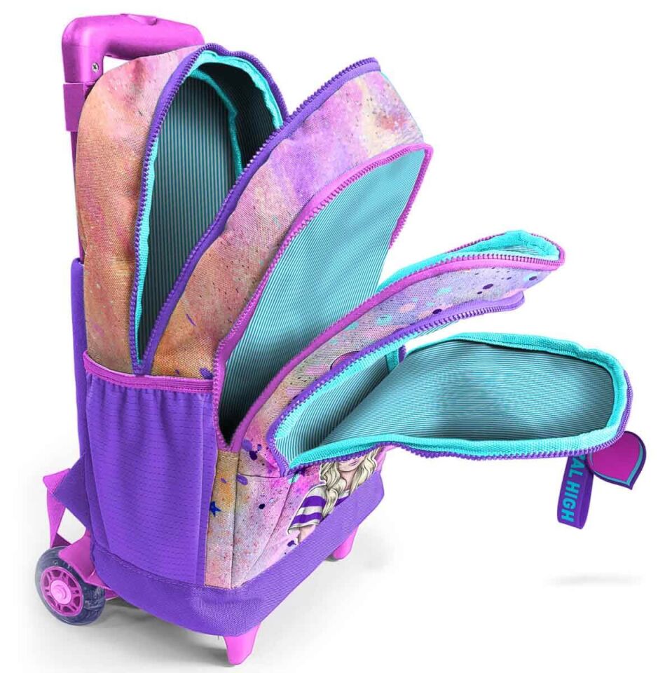 Yaygan Coral High Çekçek Sırt Çanta Işıklı Tekerlek 23955