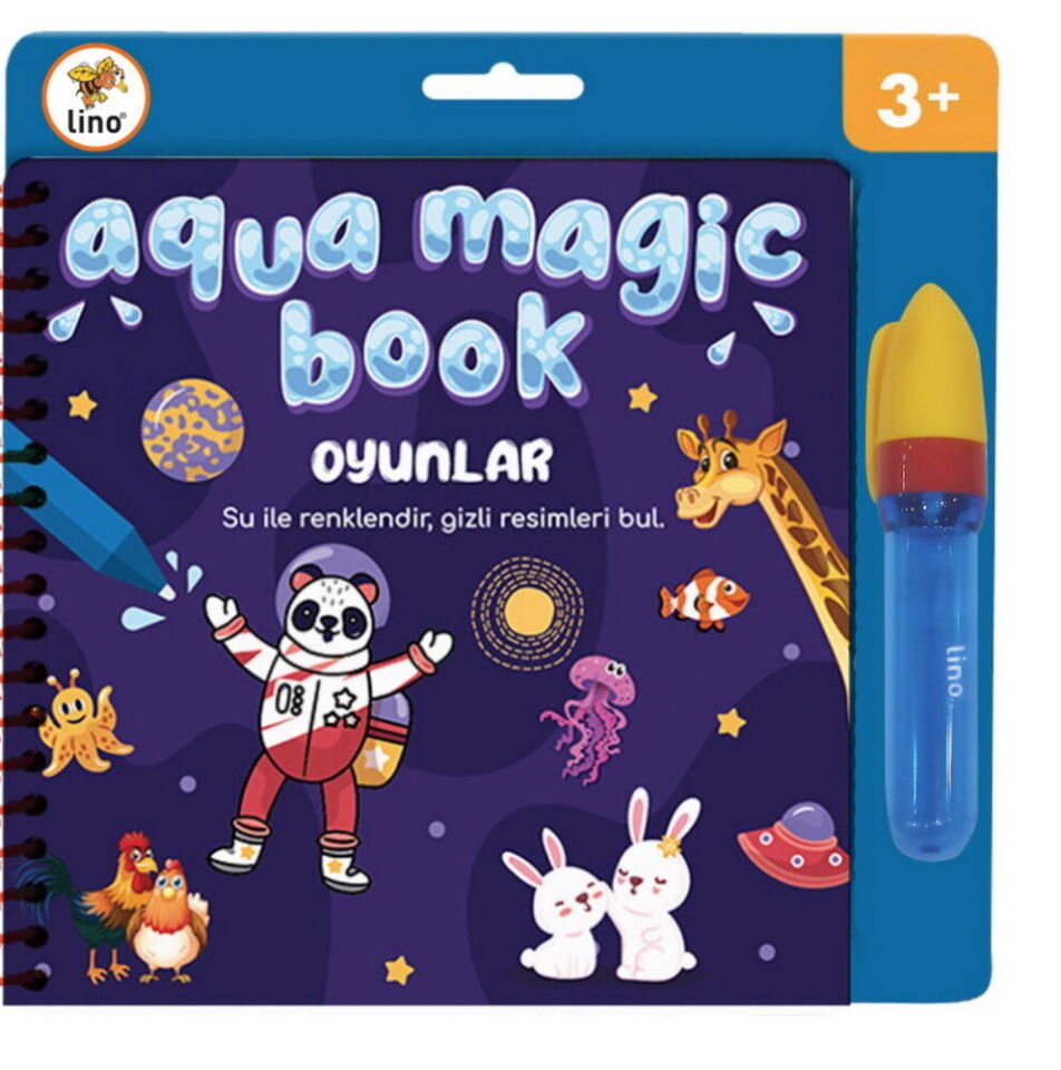 Lino Aqua Magic Book Oyunlar Sihirli Boyama Kitabı