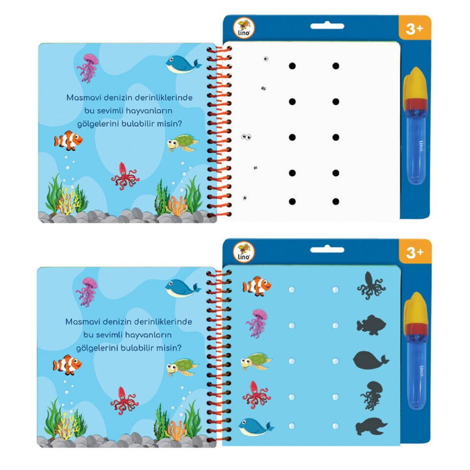Lino Aqua Magic Book Oyunlar Sihirli Boyama Kitabı