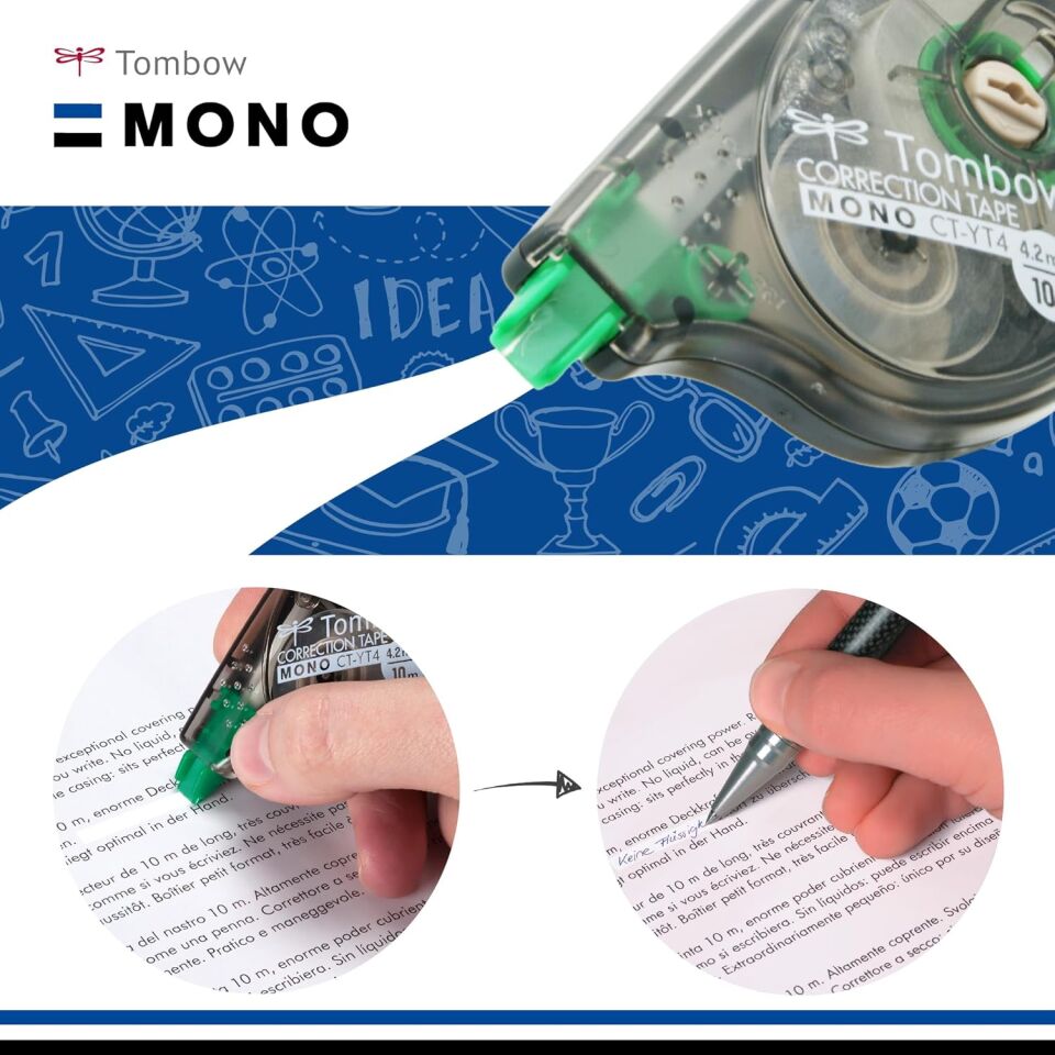 Tombow Mono Yt4 Şerit Silici 4,2 Mmx10 M