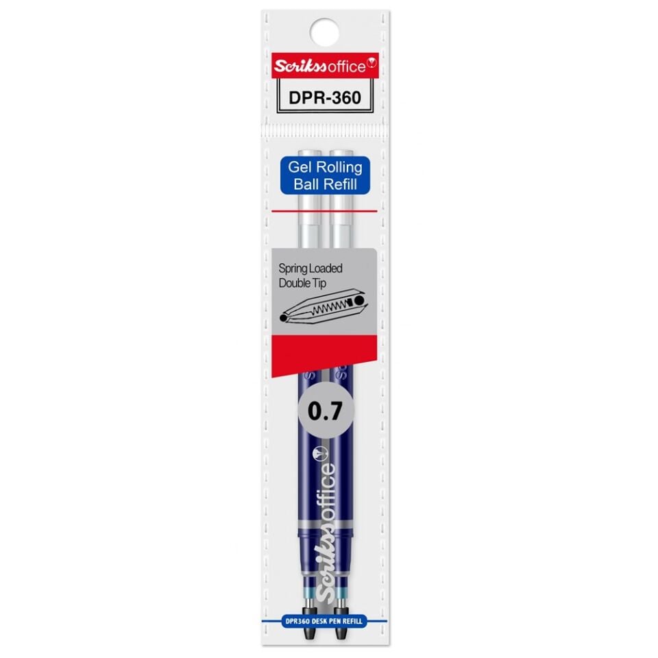 Scrikss Dp360 Refil Mavi 2 Li Blister