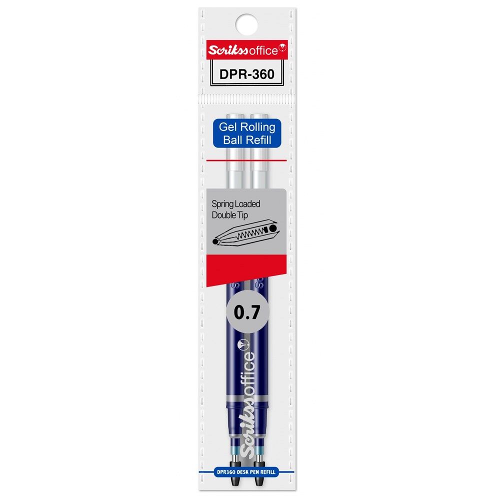 Scrikss Dp360 Refil Mavi 2 Li Blister