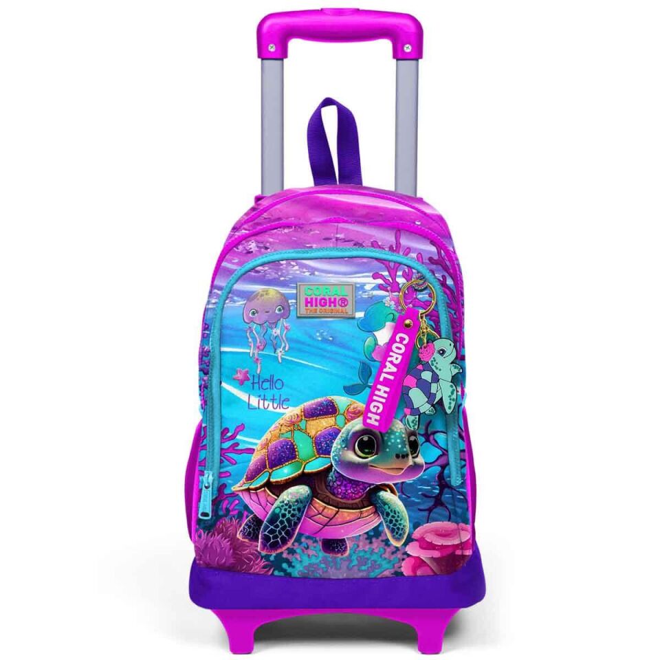 Yaygan Coral High Çekçek Sırt Çanta Işıklı Tekerlek 23956