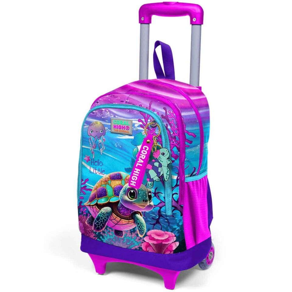 Yaygan Coral High Çekçek Sırt Çanta Işıklı Tekerlek 23956