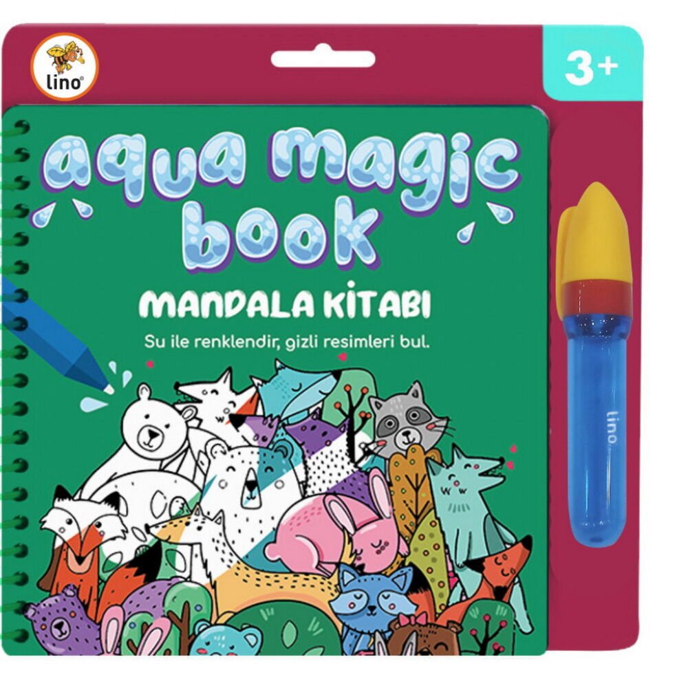 Lino Aqua Magic Book Mandala Sihirli Boyama Kitabı