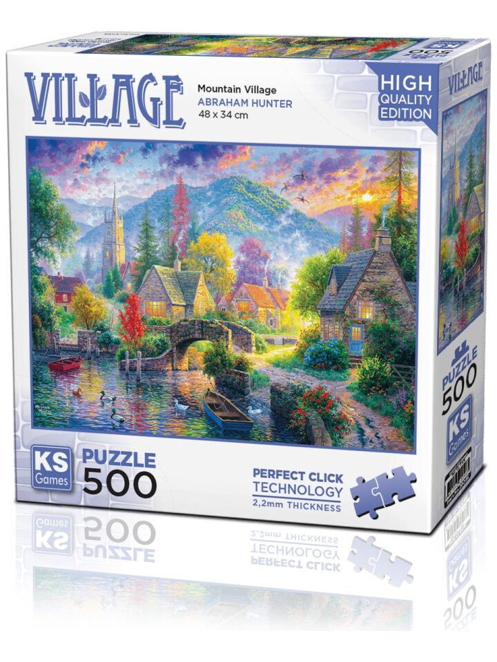 Ks Games Puzzle 500 Mountain Village