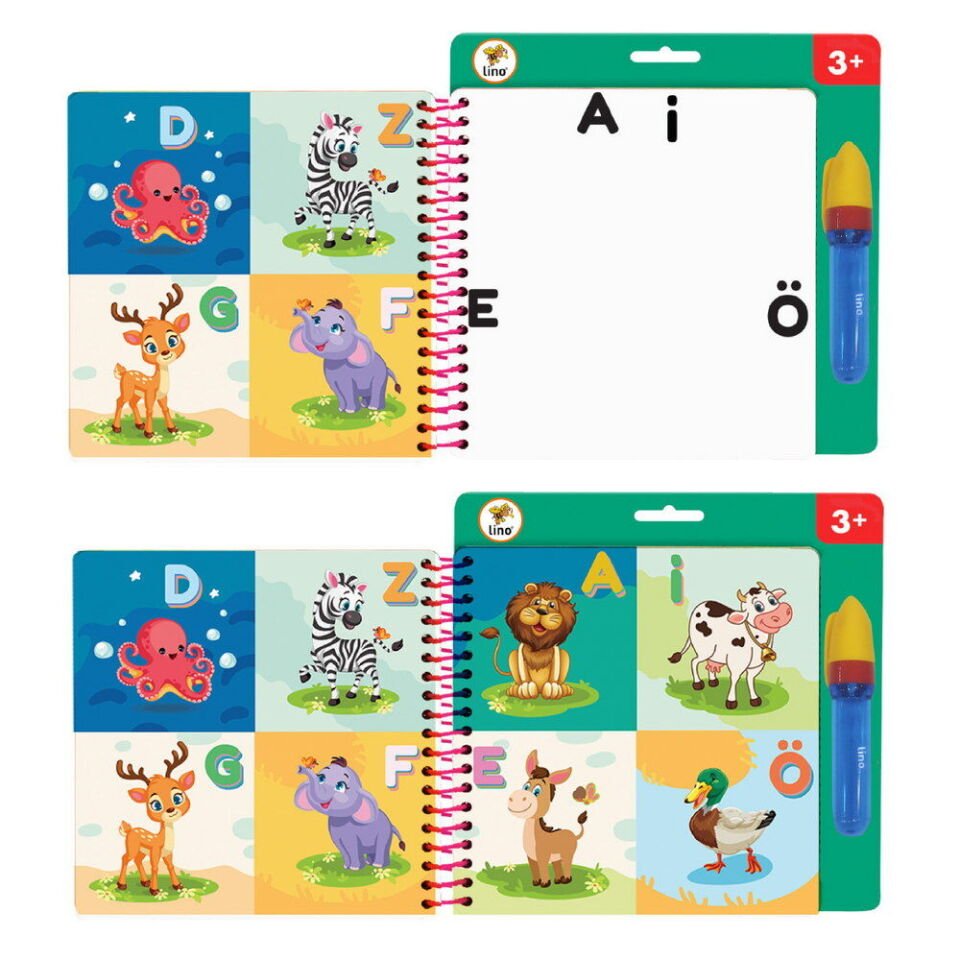 Lino Aqua Magic Book Eğlenelim Öğrenelim Sihirli Boyama Kitabı