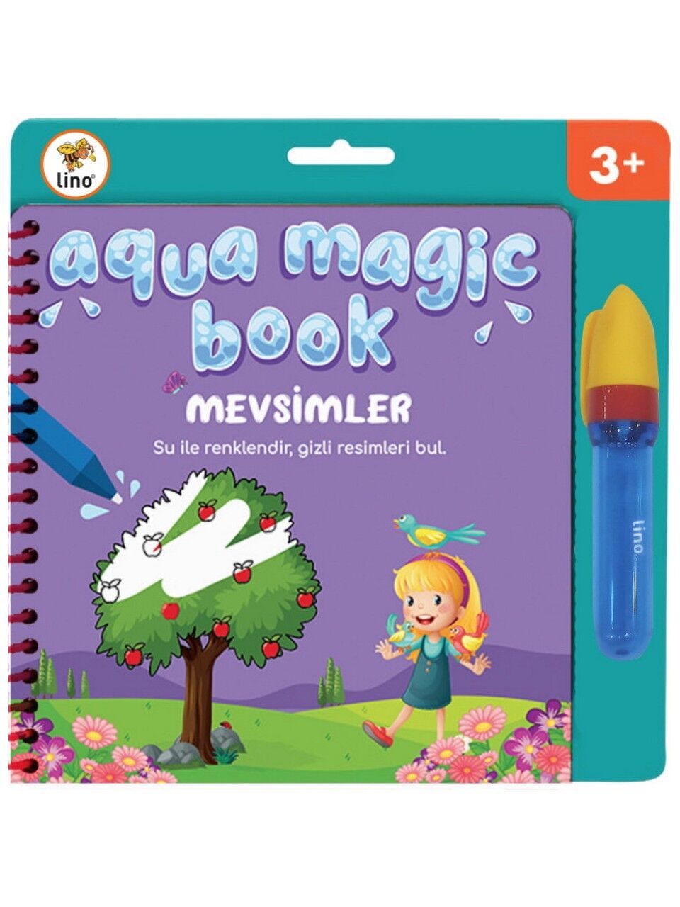 Lino Aqua Magic Book Mevsimler Sihirli Boyama Kitabı
