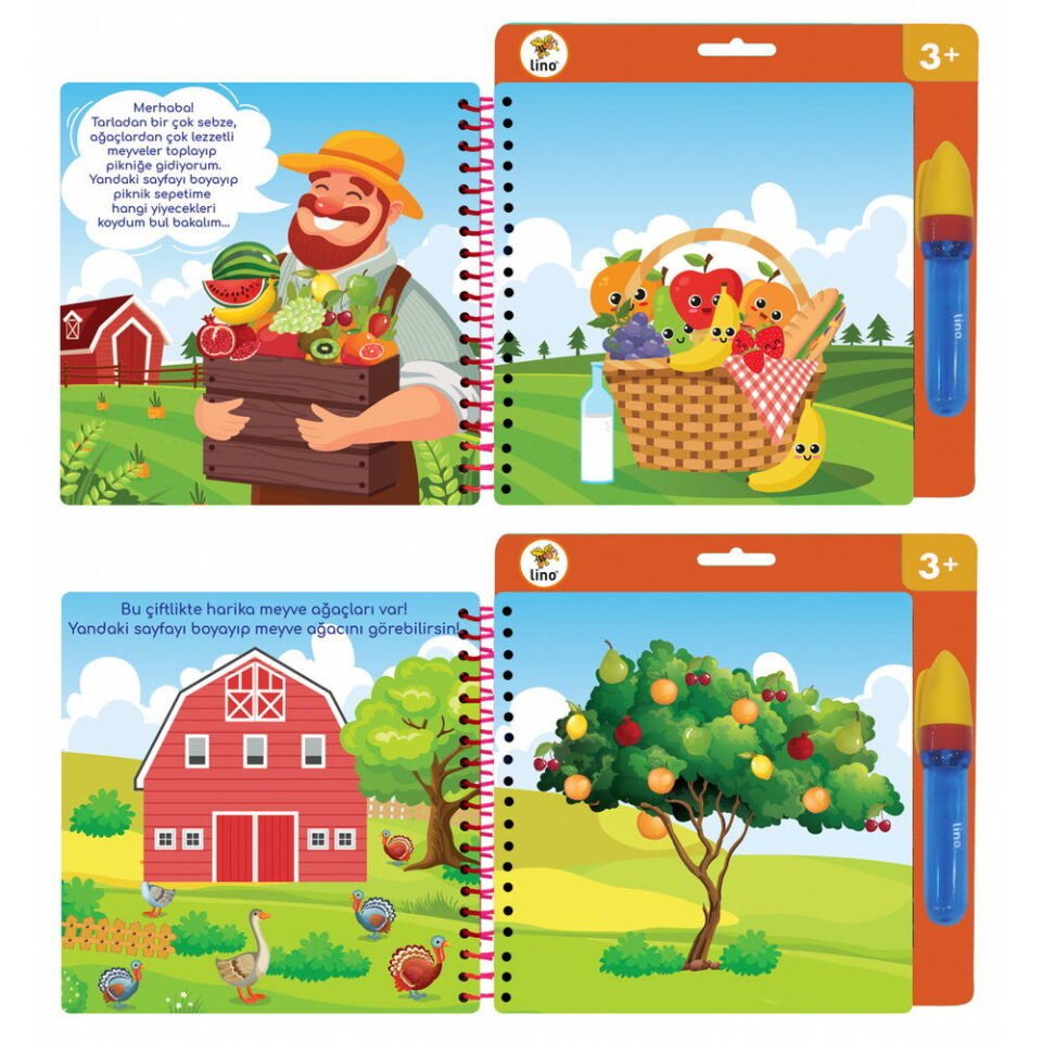 Lino Aqua Magic Book Çiftlik Sihirli Boyama Kitabı