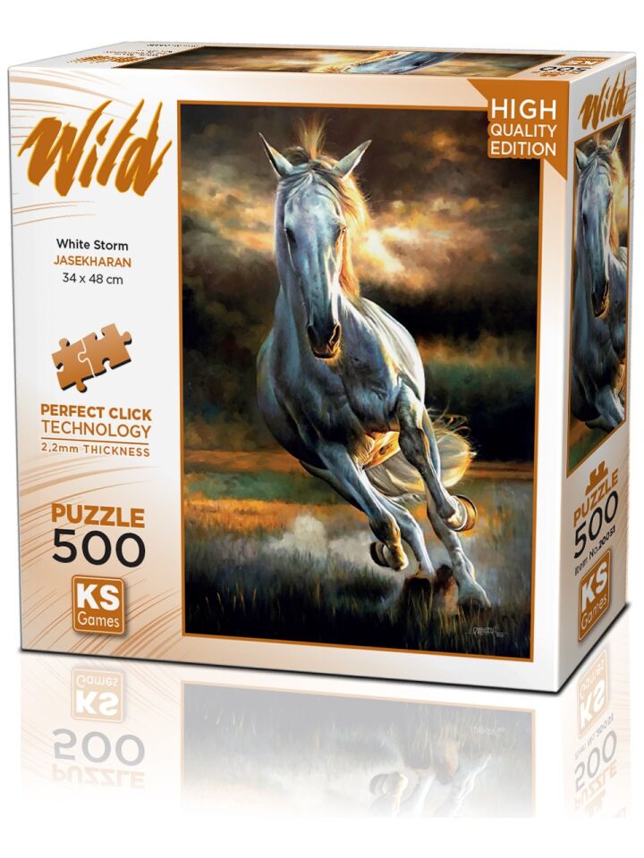 Ks Games Puzzle 500 White Storm