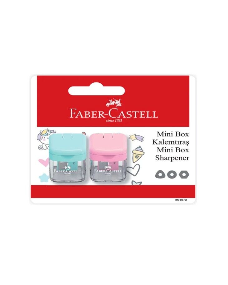 Faber-Castell Minibox Kalemtraş Pastel