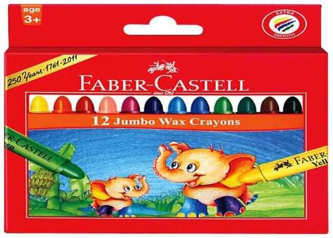 Faber-Castell Yıkanabilir Mum Boya 12 Renk