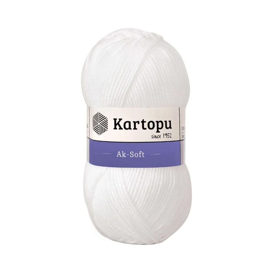 Kartopu Ak-Soft 100 Gr Beyaz K010