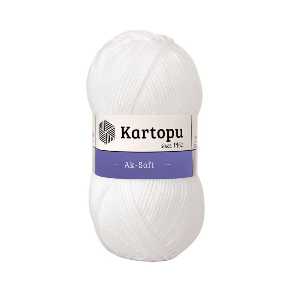 Kartopu Ak-Soft 100 Gr Beyaz K010