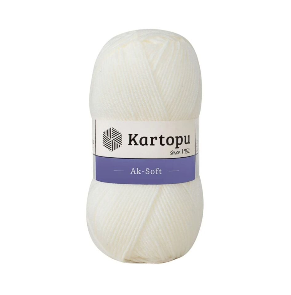 Kartopu Ak-Soft Yün Ekru K019